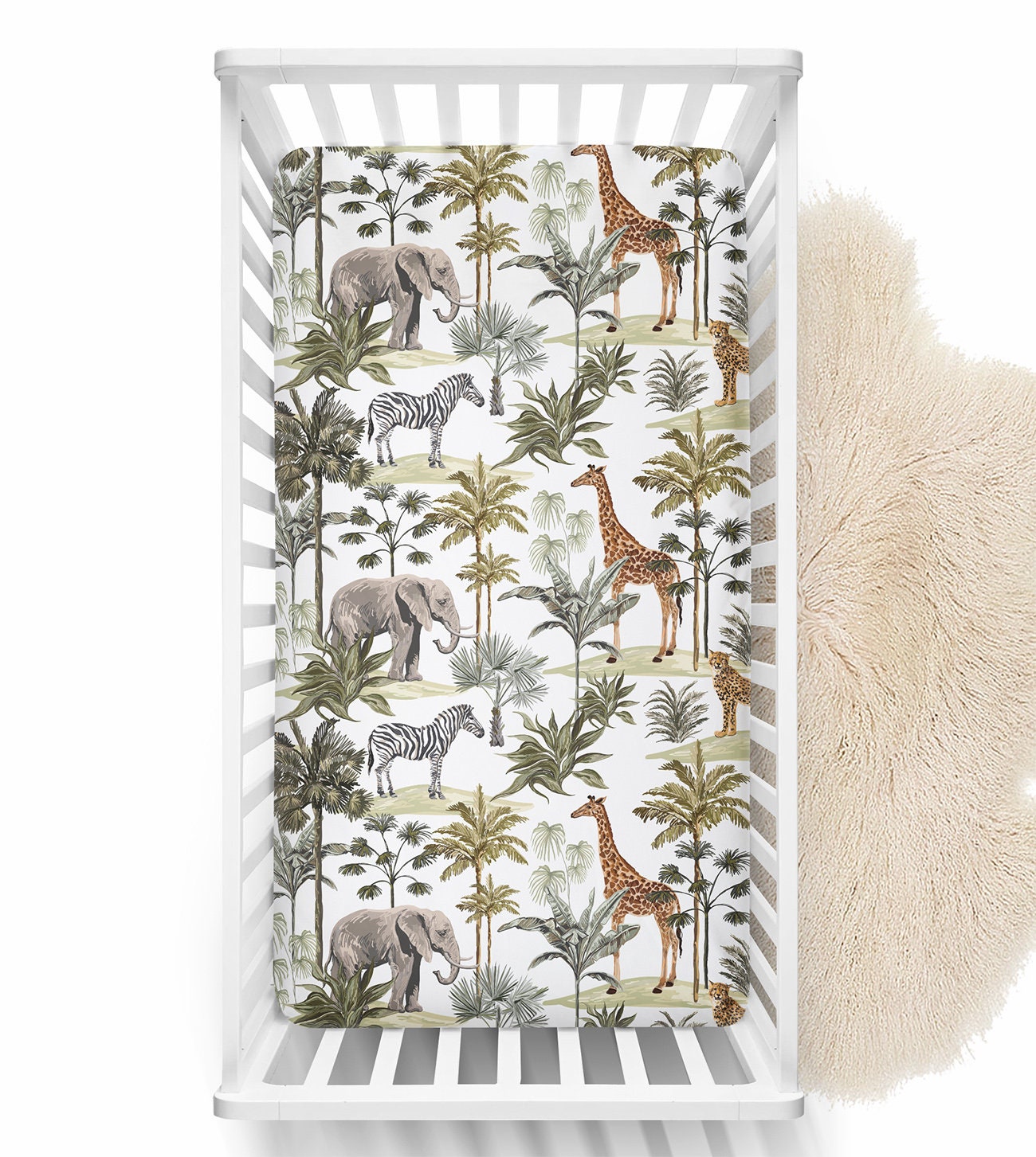 Safari Baby Blanket Minky Blanket Crib bedding Safari Etsy