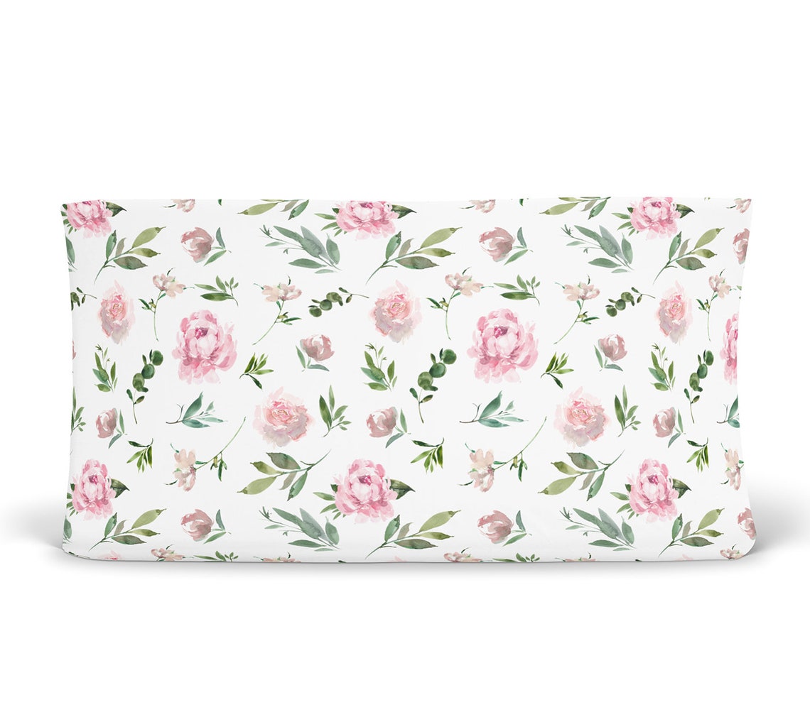 Pink Peony Crib Sheet Crib Bedding Baby Bedding Baby Girl Etsy