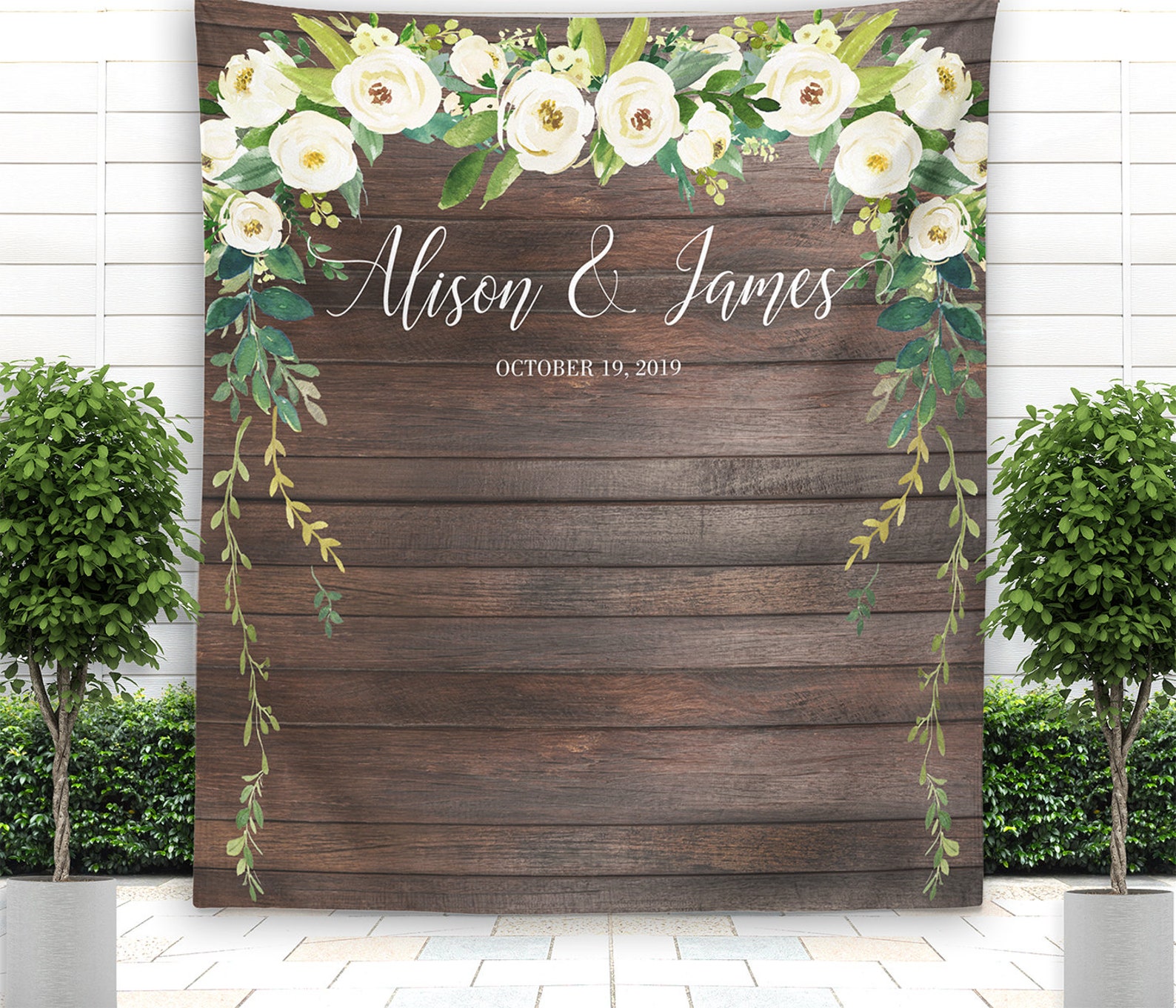 Rustic Wedding backdrop for ceremony Wedding backdrop for Etsy