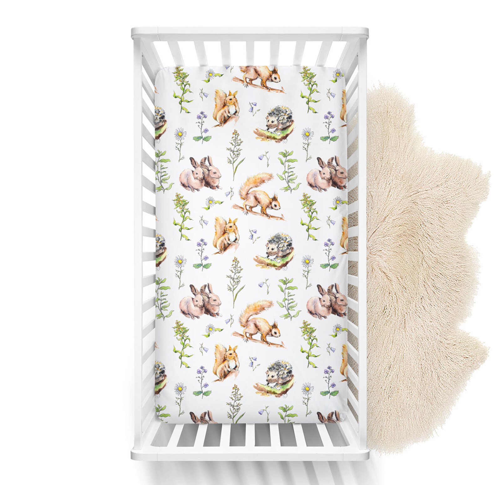 Woodland Nursery Window Curtains Nursery Blackout Curtains Etsy