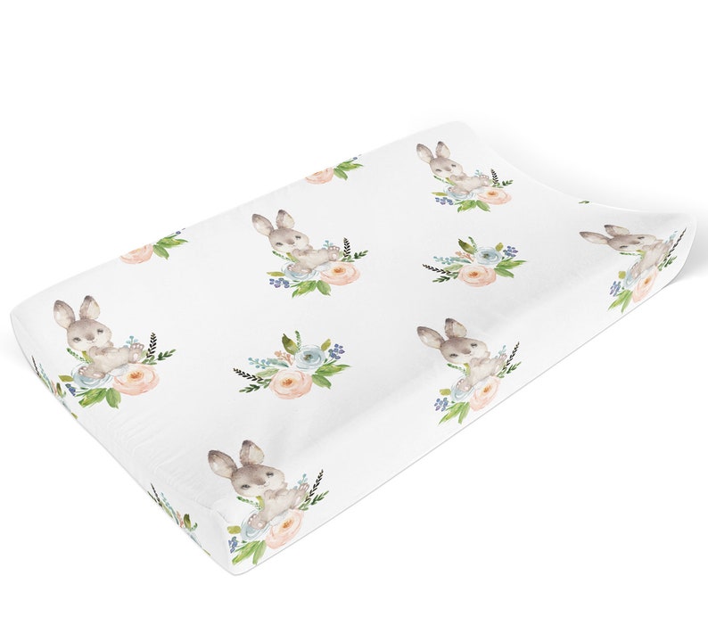 Baby Shower Gift Nursery Bedding, Baby Girl Bedding Baby bedding Bunny Crib Sheet Crib bedding