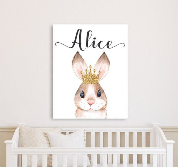 baby girl nursery canvas