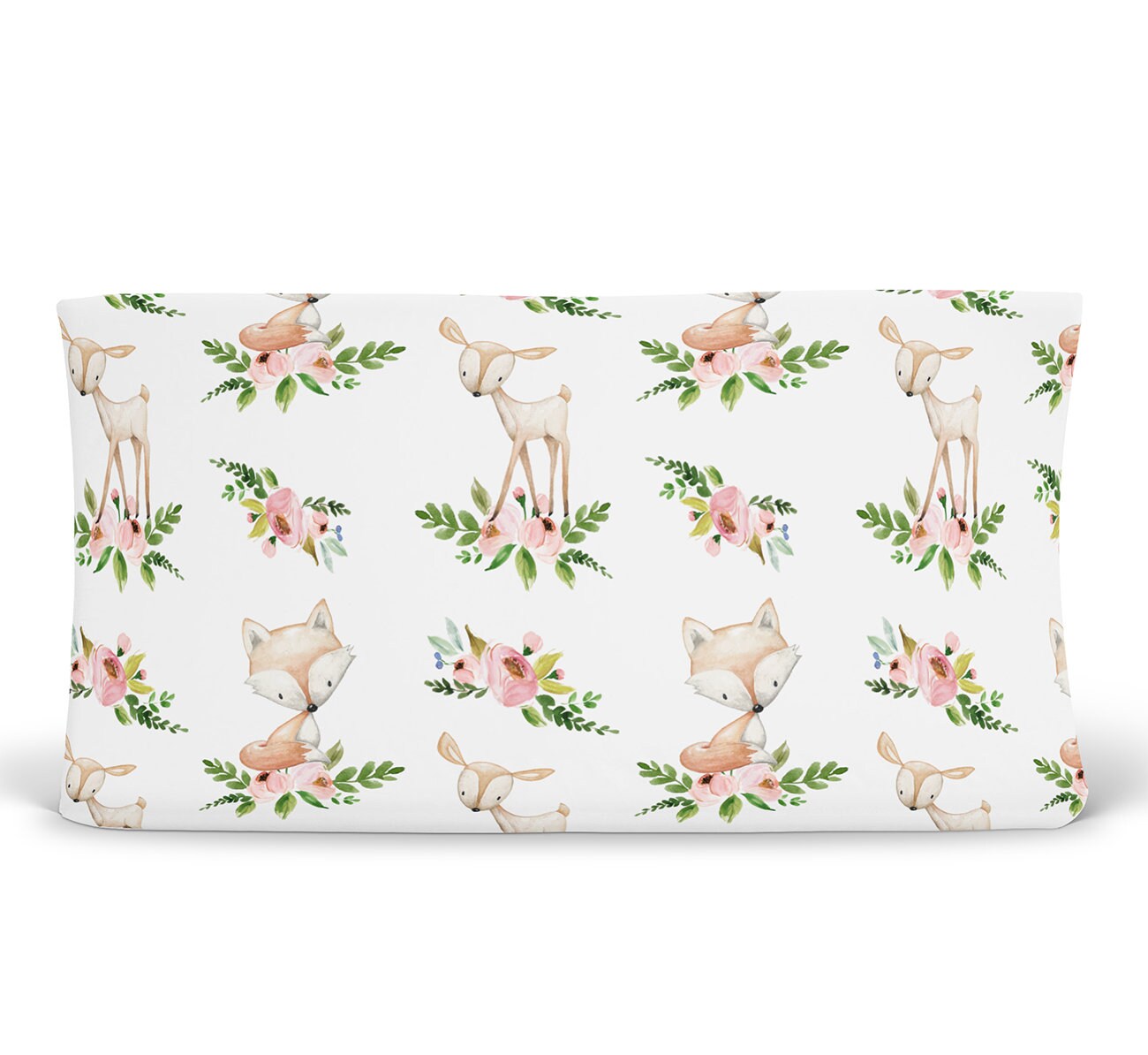 Deer Fox Woodland Nursery Window Curtains Woodland Animals Etsy