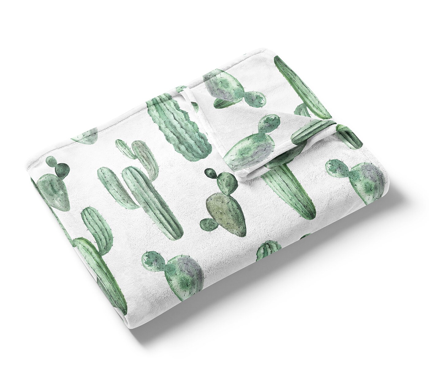 Cactus Baby Blanket Minky Blanket Crib Bedding Baby Etsy
