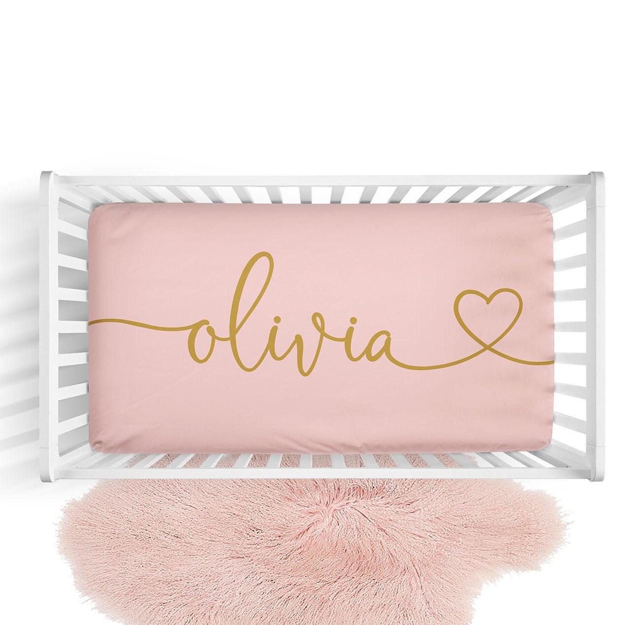 mustard crib bedding