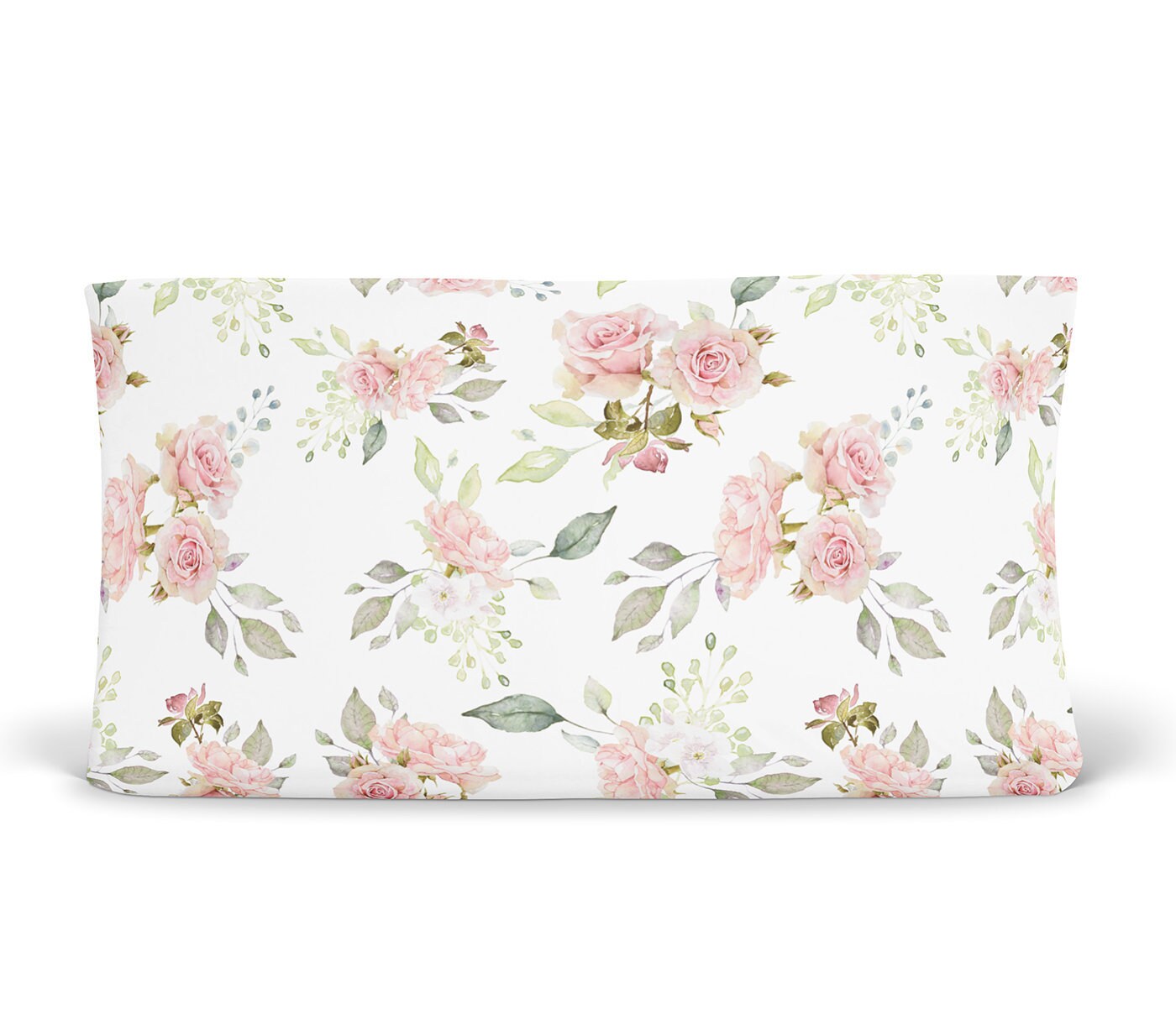 Blush Floral Changing Pad Cover Baby Girl Changing Pad Cover Etsy