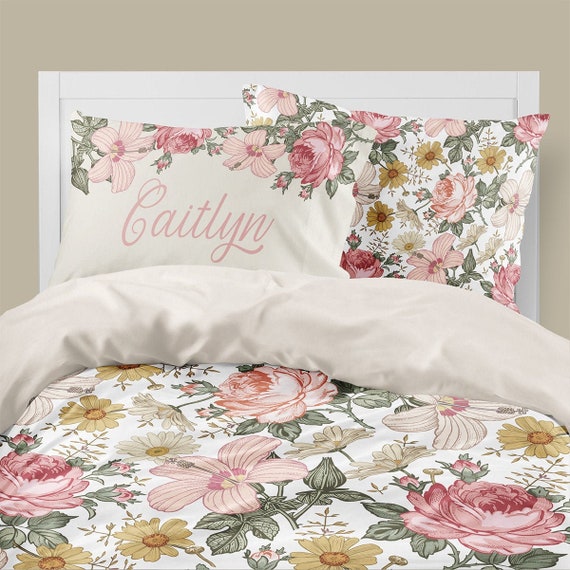 vintage girls bedding