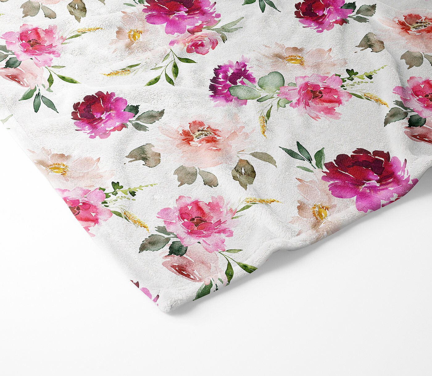 Bright Pink Floral Crib Sheet Crib Bedding Baby Bedding Etsy