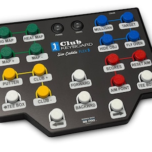 Flex 3 - 20 Tasten Wireless GS Pro Club Tastatur Golf Controller Box