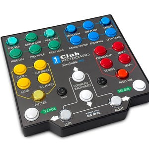 Pro 28 Button Wireless LED GS Pro Club Keyboard Golf Simulator Control Box