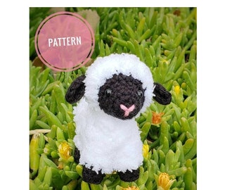 Little Easter Lamb Pattern- Sheep amigurumi pattern, crochet lamb pattern (DIGITAL PATTERN ONLY)