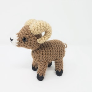 Bobby the Bighorn Sheep Pattern amigurumi ram pattern, crochet bighorn sheep, DIGITAL PATTERN ONLY image 3