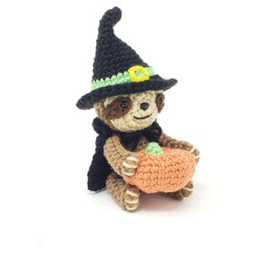 Förtrollande sengångare-mönster - halloween-sengångare-amigurumi-mönster, söt häxvirkad sengångare (ENDAST DIGITALT MÖNSTER) bild 8