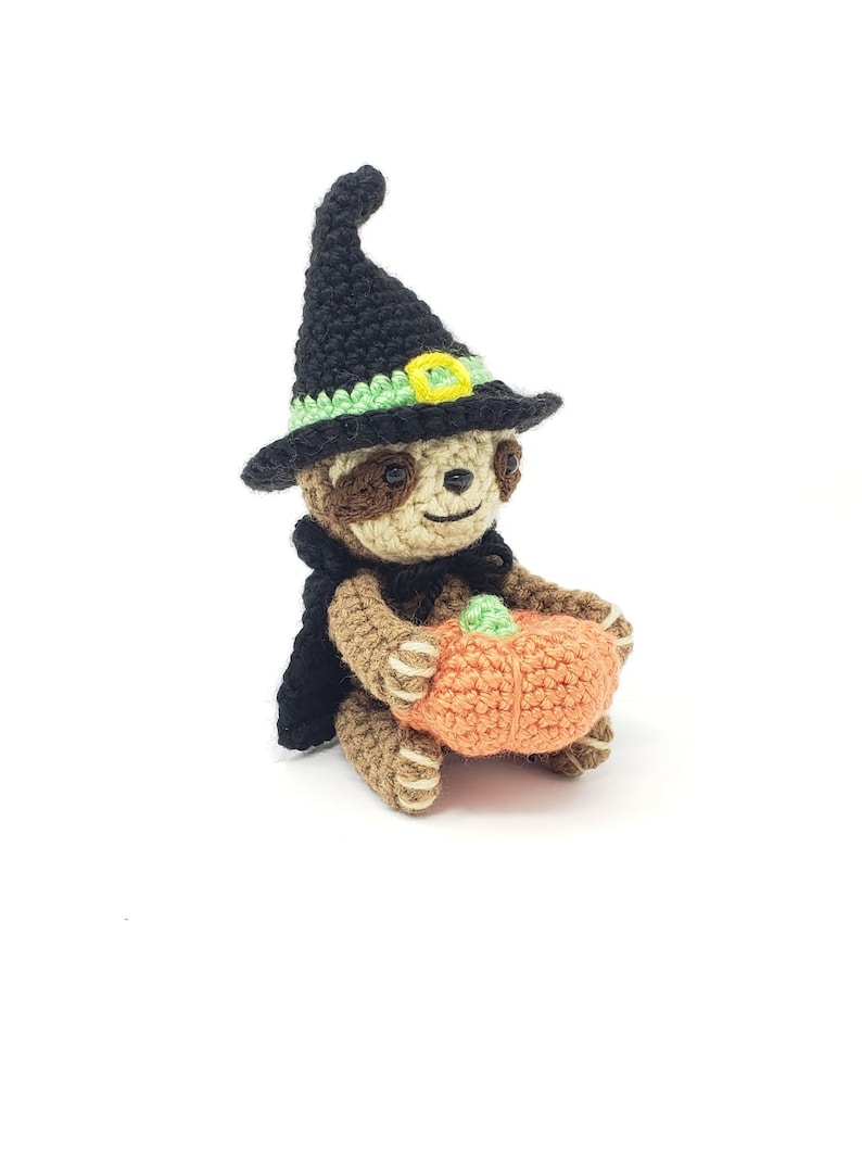 Förtrollande sengångare-mönster - halloween-sengångare-amigurumi-mönster, söt häxvirkad sengångare (ENDAST DIGITALT MÖNSTER) bild 8