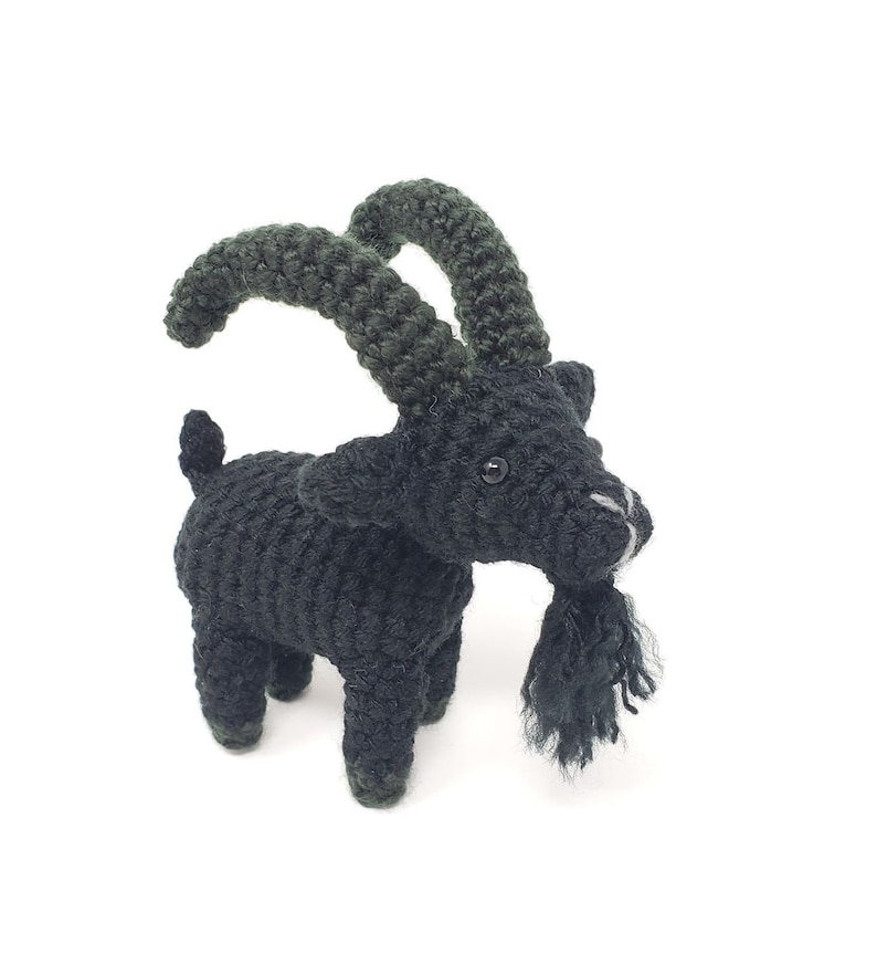 black goat stuffed animal