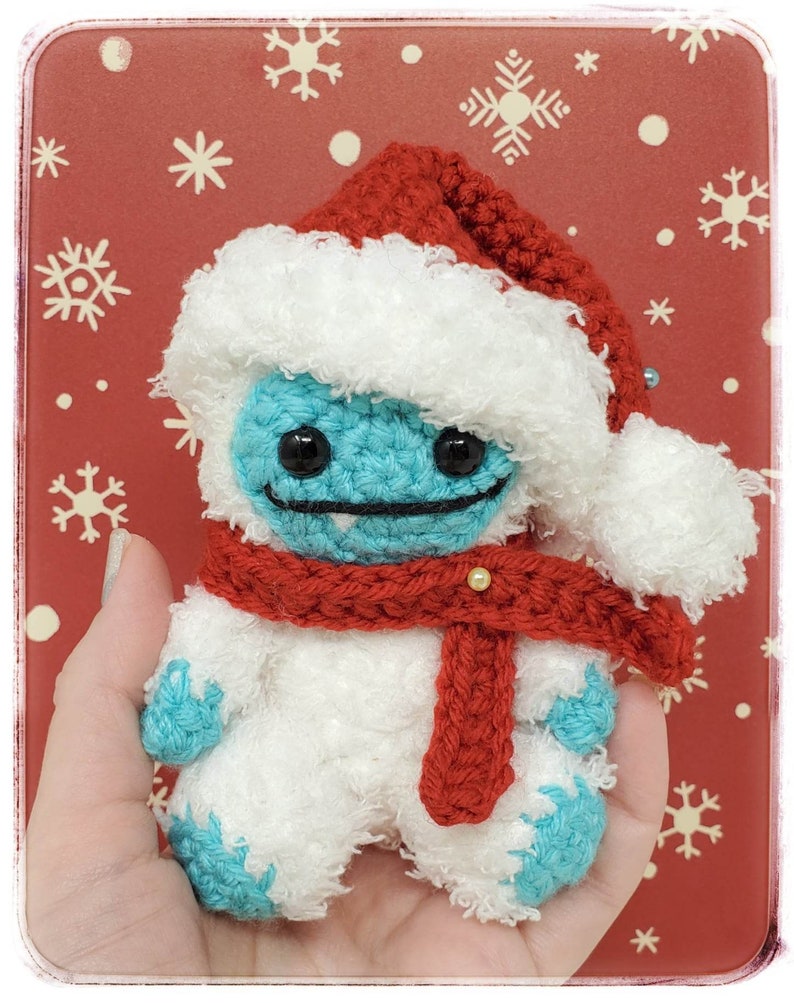 Yeti-haakpatroon: Eddie de Yeti-amigurumi (alleen digitaal patroon) afbeelding 9