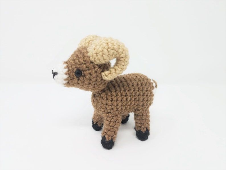 Bobby the Bighorn Sheep Pattern amigurumi ram pattern, crochet bighorn sheep, DIGITAL PATTERN ONLY image 3