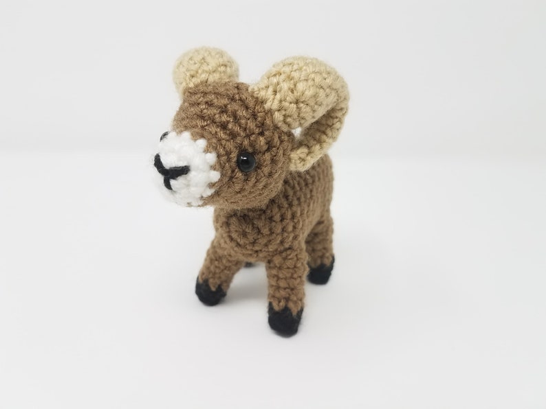 Bobby the Bighorn Sheep Pattern amigurumi ram pattern, crochet bighorn sheep, DIGITAL PATTERN ONLY image 8