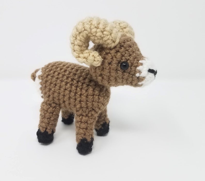 Bobby the Bighorn Sheep Pattern amigurumi ram pattern, crochet bighorn sheep, DIGITAL PATTERN ONLY image 4