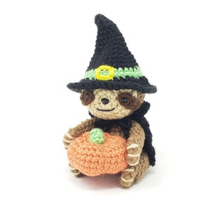 Förtrollande sengångare-mönster - halloween-sengångare-amigurumi-mönster, söt häxvirkad sengångare (ENDAST DIGITALT MÖNSTER) bild 5