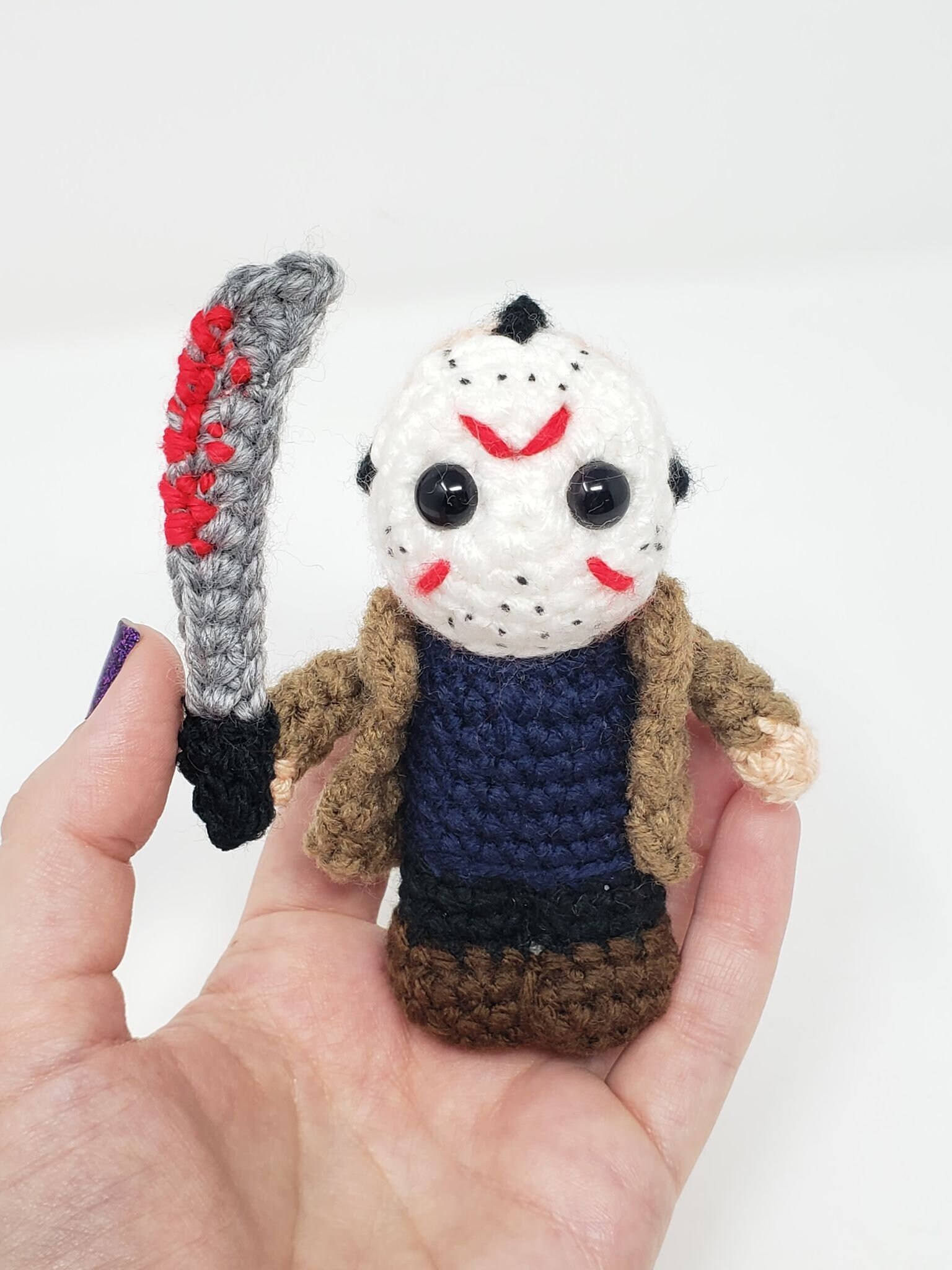 Jason Amigurumi Pattern horror crochet Friday the 13th Etsy