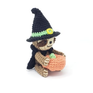 Förtrollande sengångare-mönster - halloween-sengångare-amigurumi-mönster, söt häxvirkad sengångare (ENDAST DIGITALT MÖNSTER) bild 4