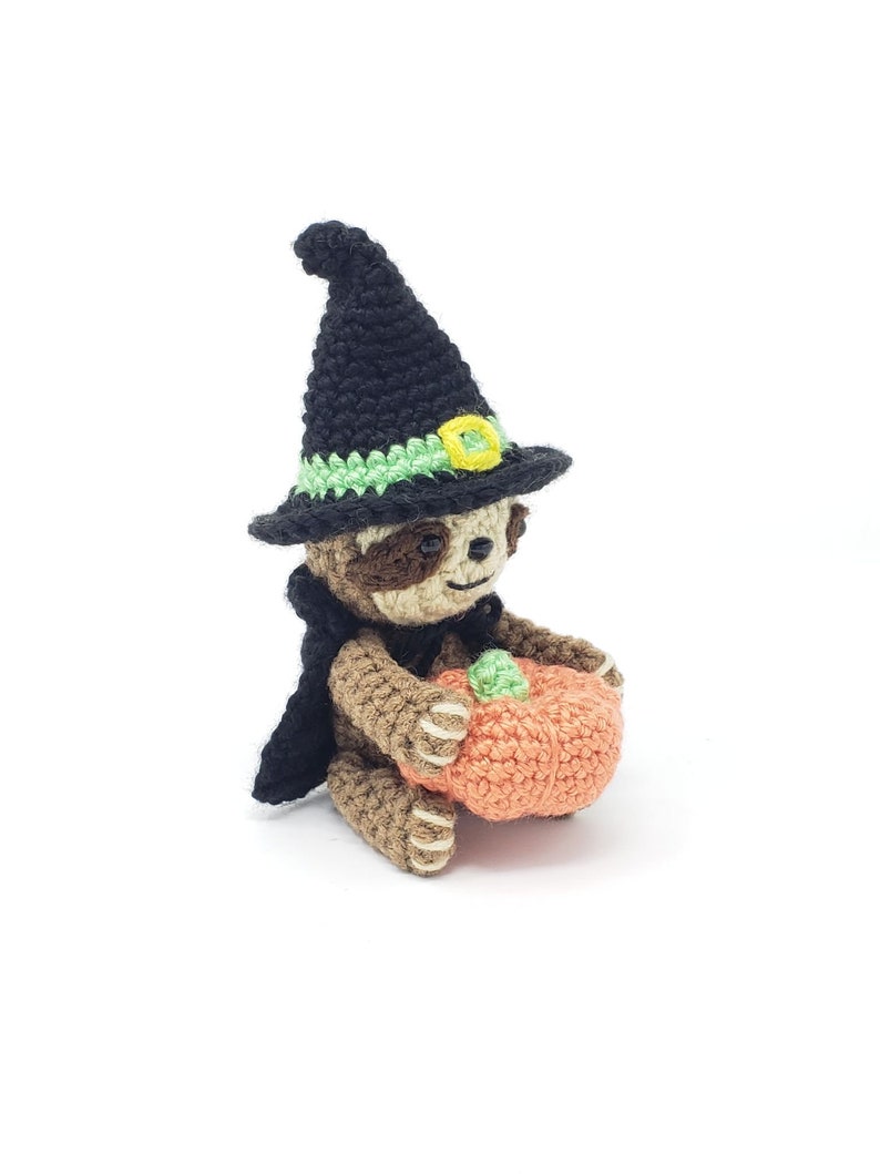 Förtrollande sengångare-mönster - halloween-sengångare-amigurumi-mönster, söt häxvirkad sengångare (ENDAST DIGITALT MÖNSTER) bild 4