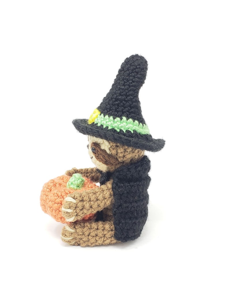 Förtrollande sengångare-mönster - halloween-sengångare-amigurumi-mönster, söt häxvirkad sengångare (ENDAST DIGITALT MÖNSTER) bild 6