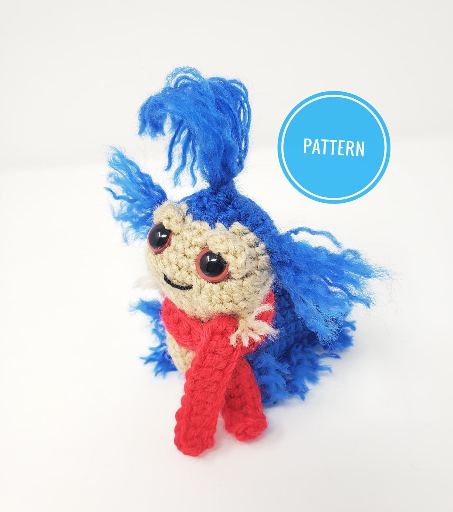 PATTERN: Crochet Emotional Support Worm 