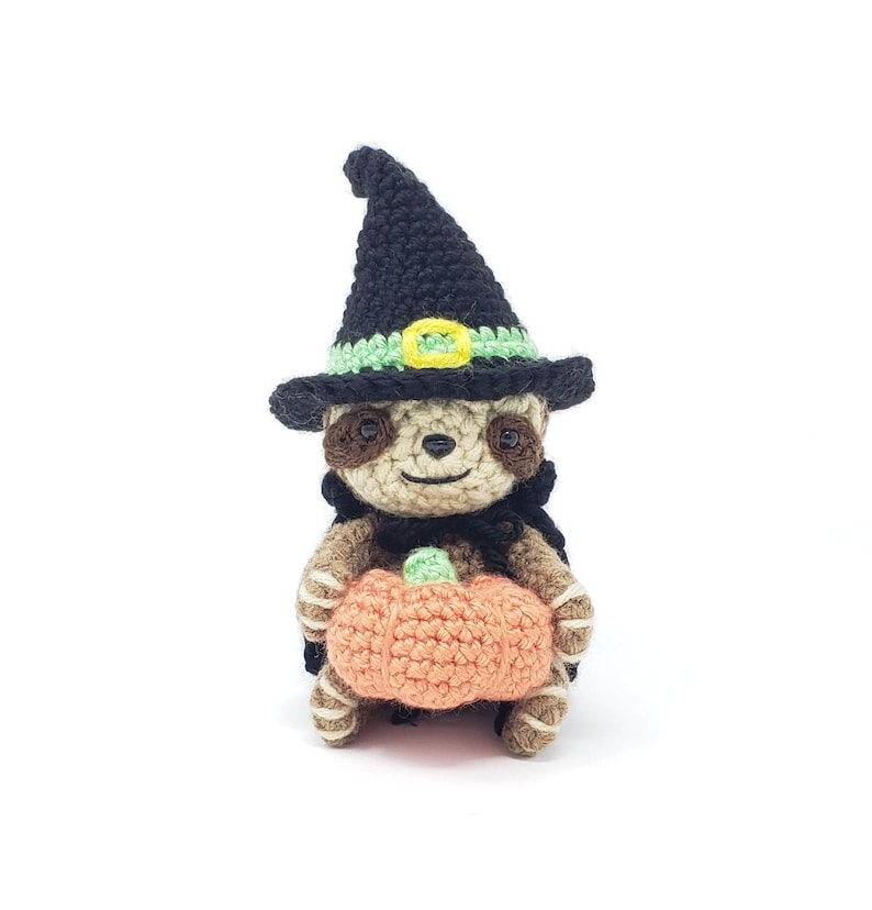 Förtrollande sengångare-mönster - halloween-sengångare-amigurumi-mönster, söt häxvirkad sengångare (ENDAST DIGITALT MÖNSTER) bild 2