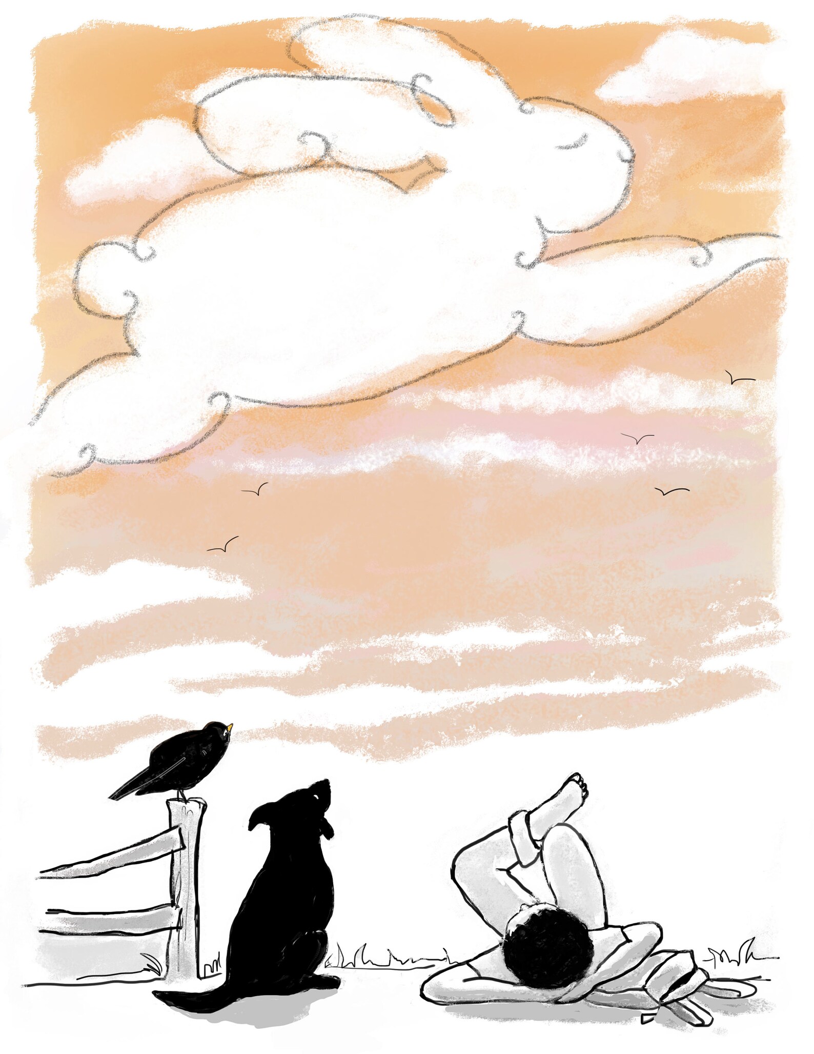 Illustrated Children's Book My Pet Cloud Bedtime Story - Etsy
