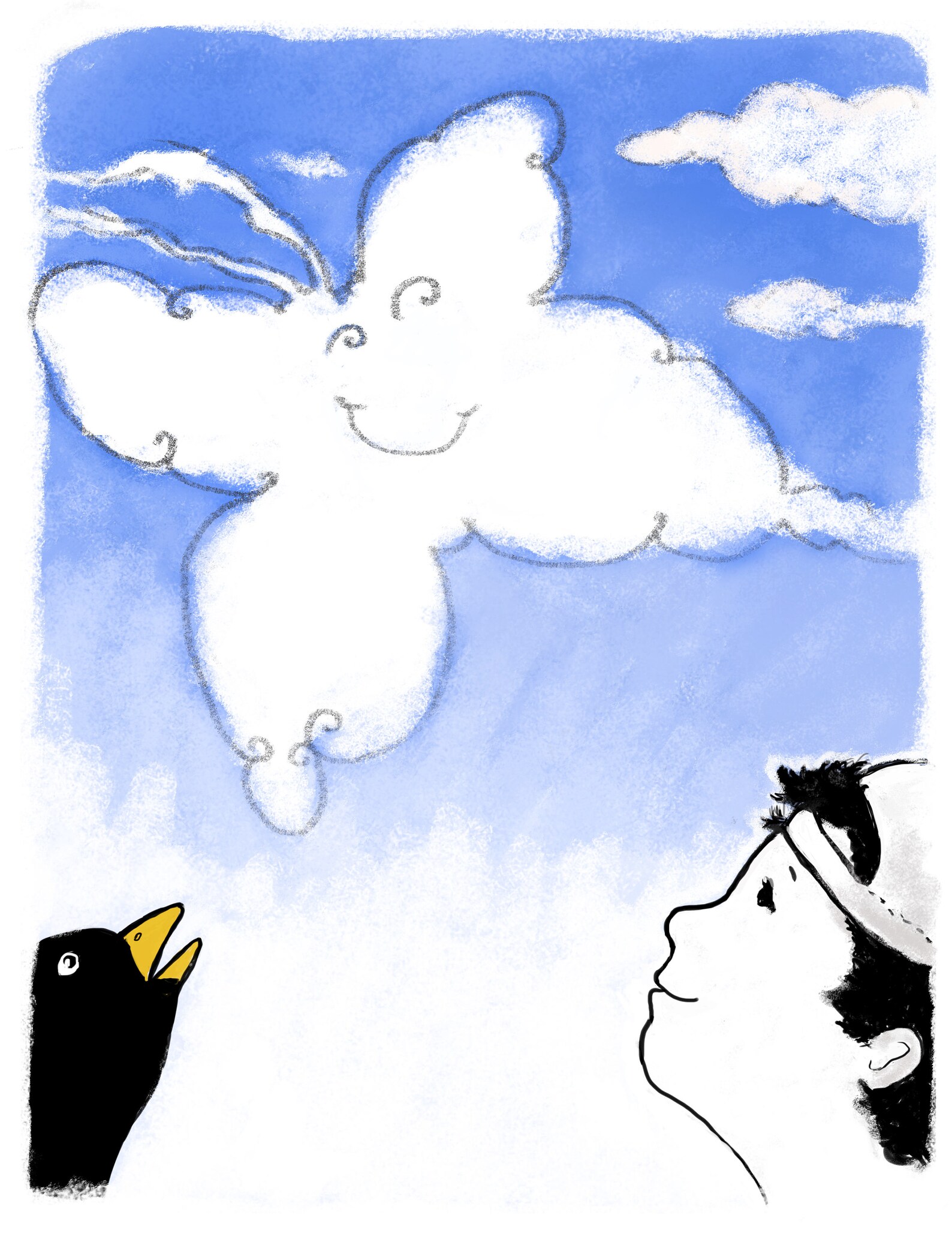 Illustrated Children's Book My Pet Cloud Bedtime Story - Etsy