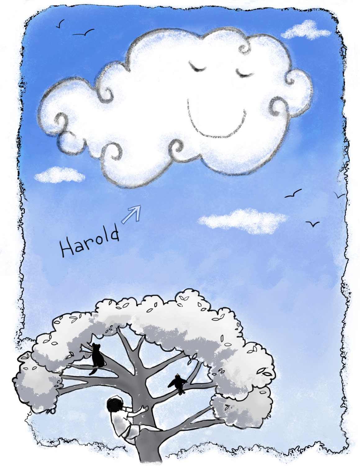 Illustrated Children's Book My Pet Cloud Bedtime Story - Etsy