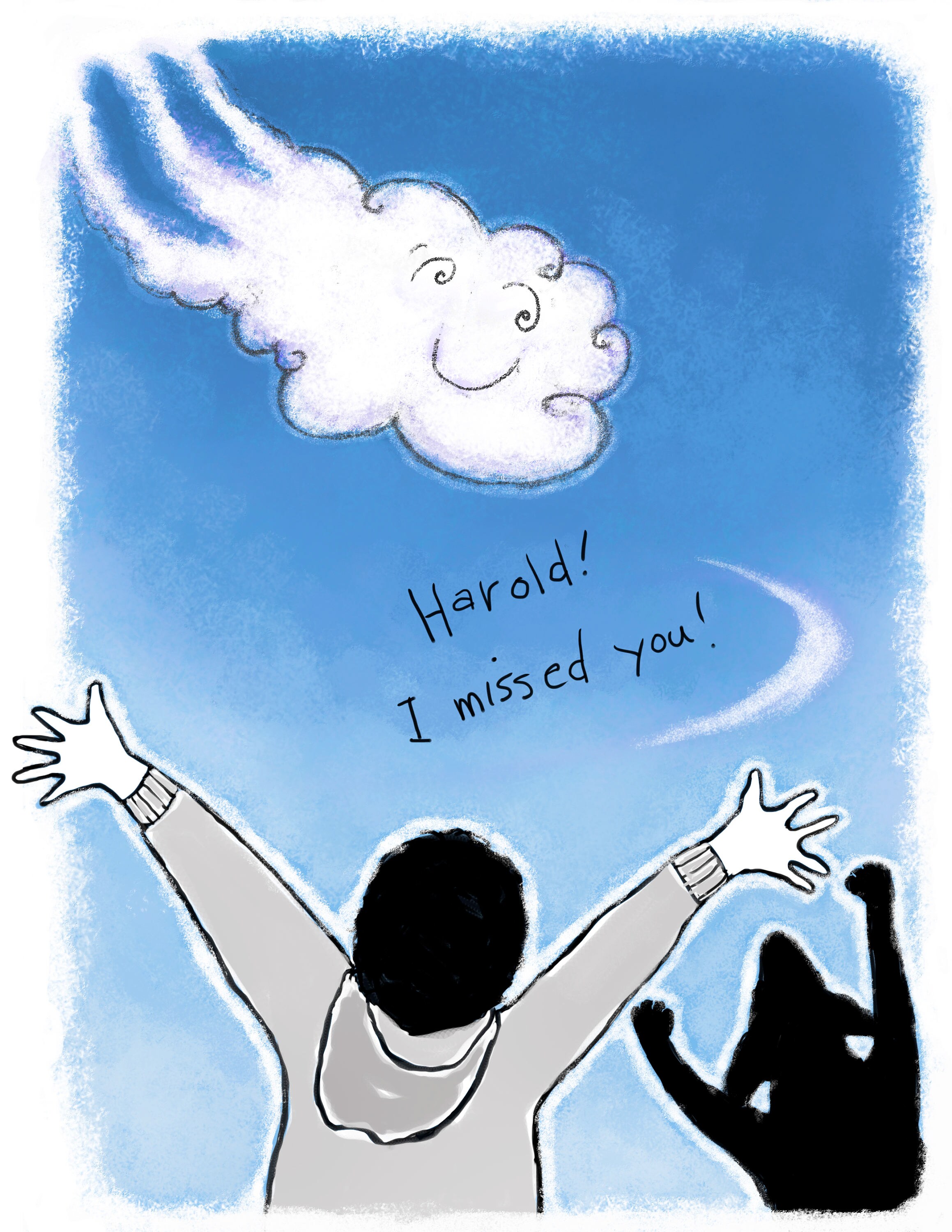 Illustrated Children's Book My Pet Cloud Bedtime Story - Etsy
