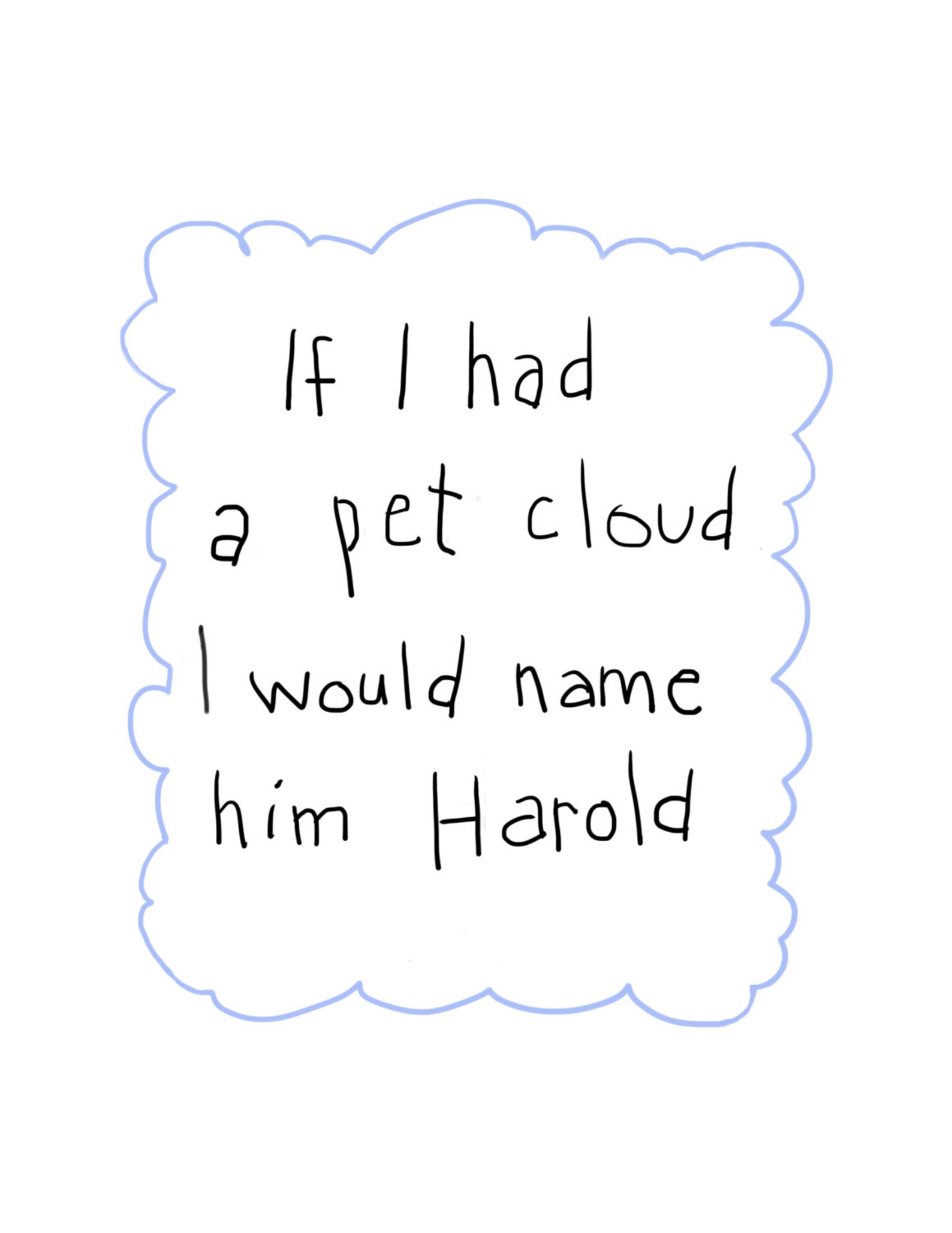 Illustrated Children's Book My Pet Cloud Bedtime Story - Etsy