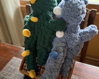 Handgestrickt mit dicke Wolle Dinosaurier Suggler.