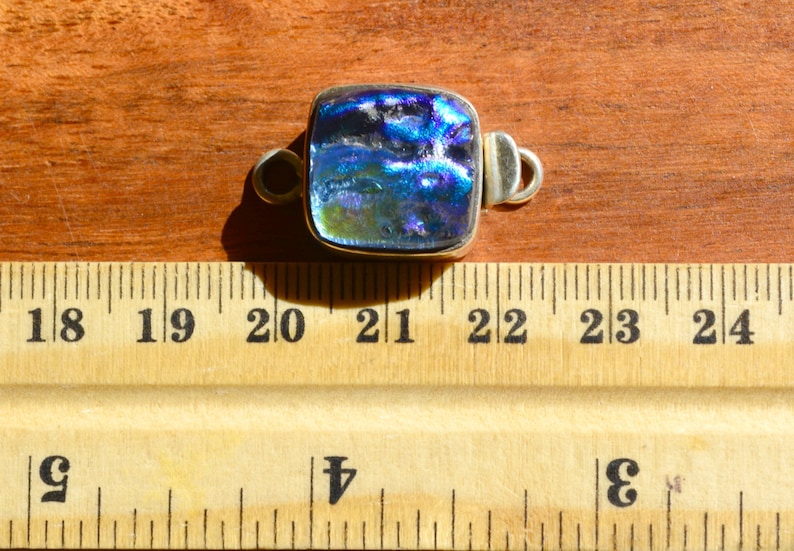 Handblown Glass Clasp Jewelry Supplies Fused Glass Clasp Clasp for Necklace