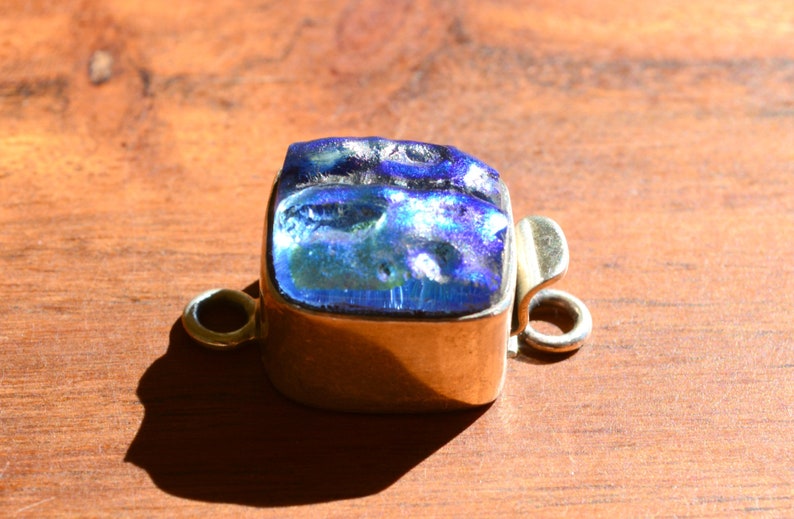 Handblown Glass Clasp Jewelry Supplies Fused Glass Clasp Clasp for Necklace