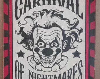 Carnival Of Nightmares Sign