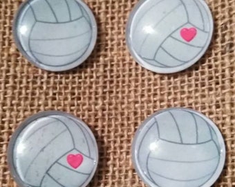 Volleyball Magnets - Vollyball Player Magnets - Volleyball Lover Magnets - Locker Magnets - Refrigerator Magnets  - Birthday Gift