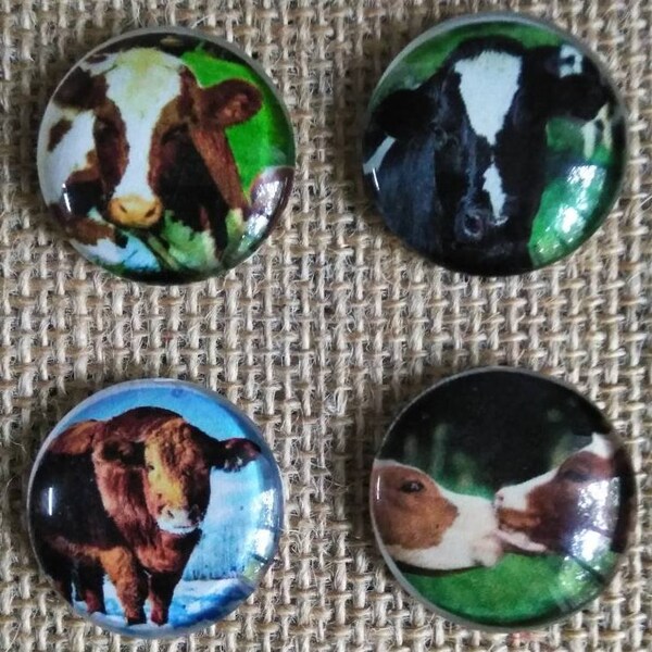 Cow Magnet Set - Farmhouse Decor - Country Decor - Gift Item - FREE SHIPPING