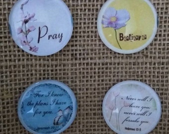 Prayer Magnets - Believer Magnets - Refrigerator Magnets - Christian Magnets - Gift Giving - FREE SHIPPING