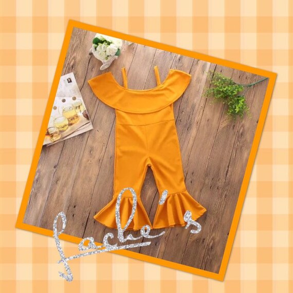 girls gold jumpsuit