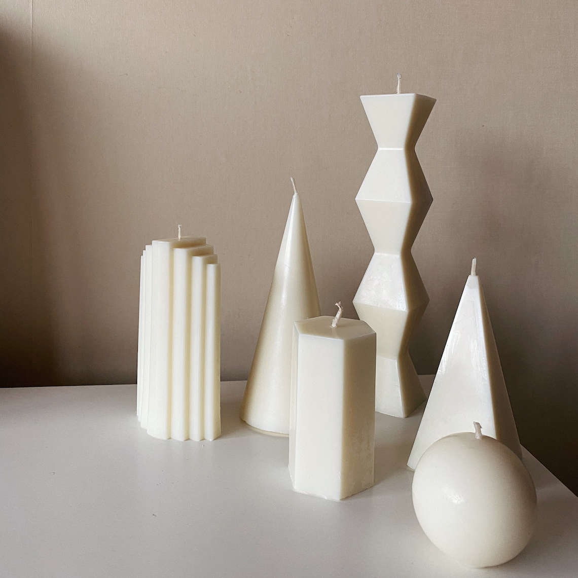 The Minimalist Candle Set Large Etsy