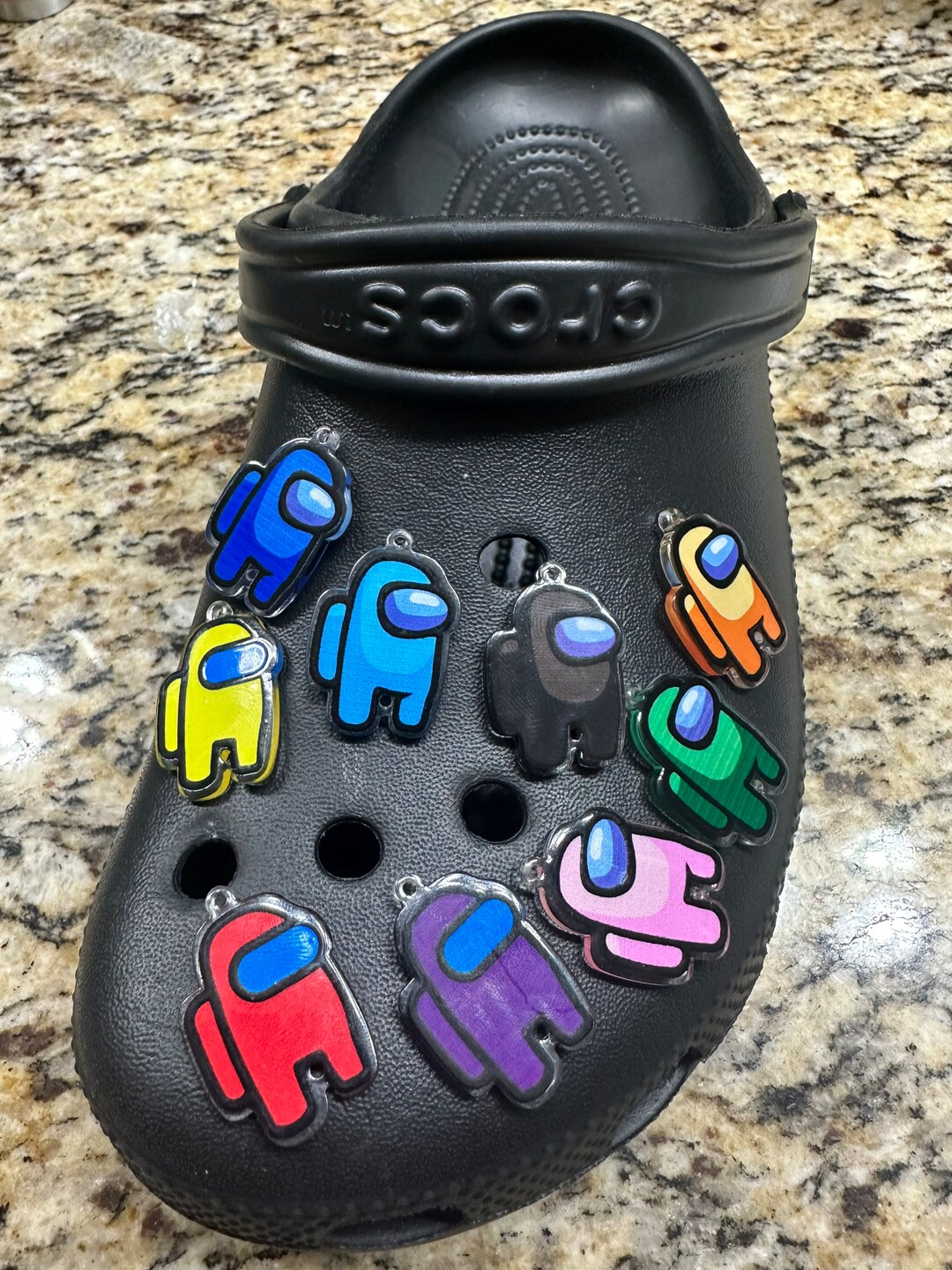 Among Us Croc Charms Sus Imposter Emergency Meeting Etsy