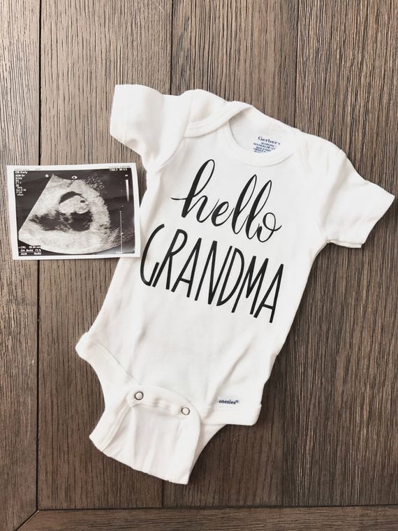 hello grandma onesie