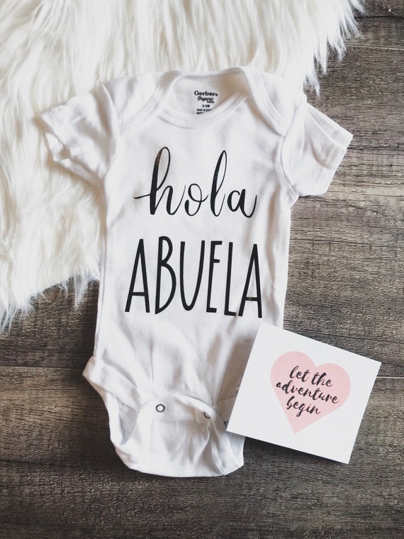 hola abuela onesie