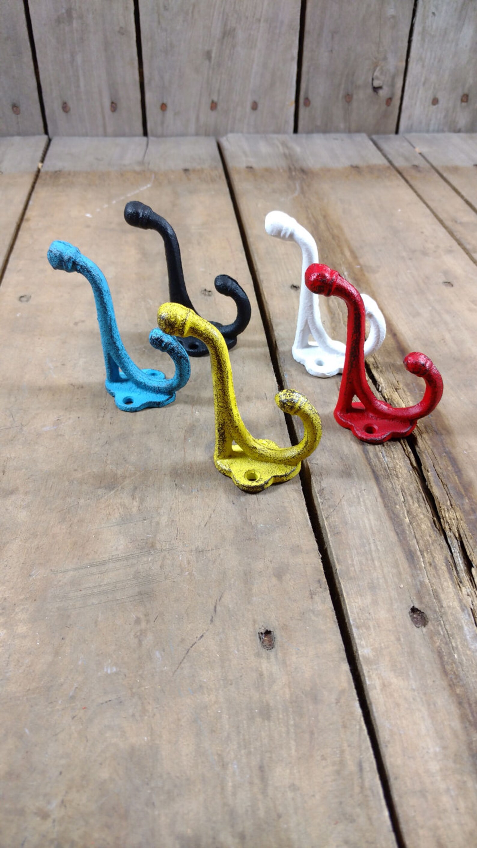 Cast Iron Double Coat Hook Etsy Canada