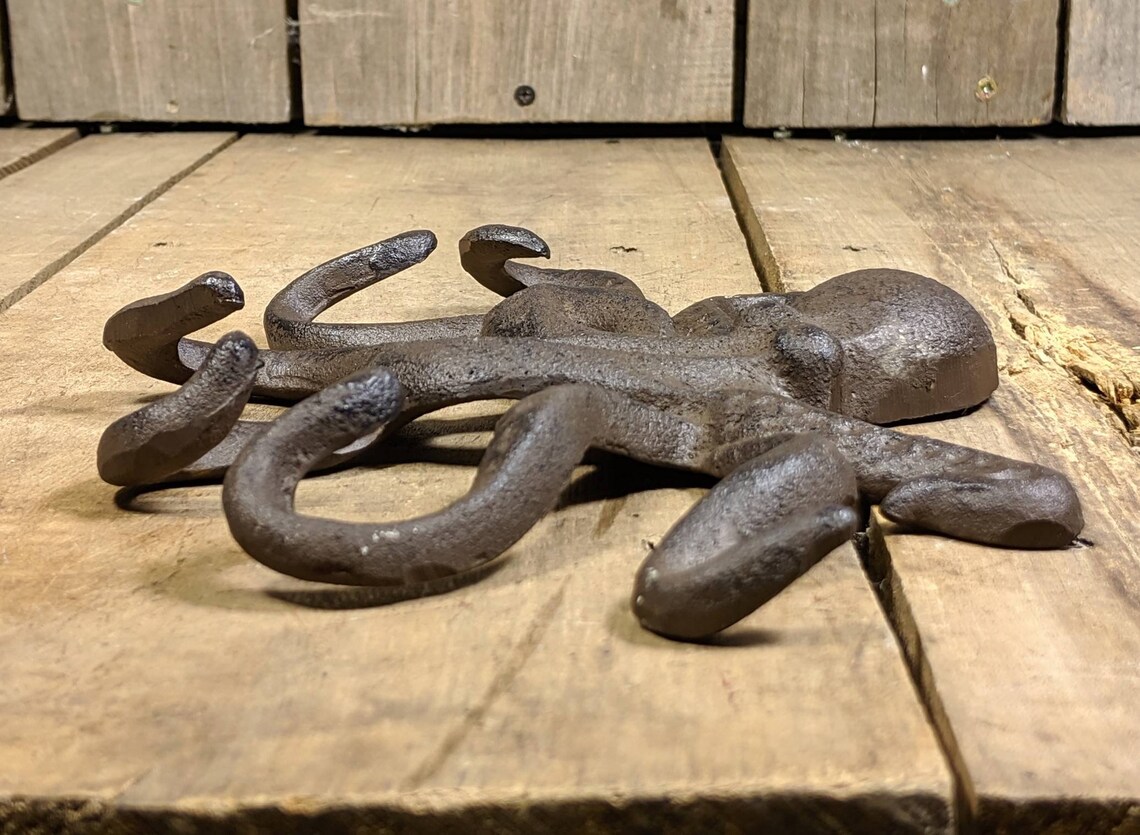 Cast Iron Octopus Coat Rack Etsy