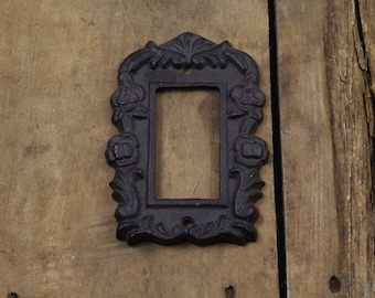 Cast Iron Rocker or Paddle Light Switch Plate Cover